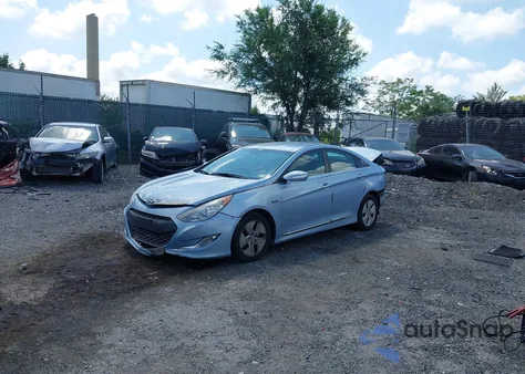 2012 Hyundai Sonata Hybrid z USA, uszkodzony, nr VIN KMHEC4A4XCA034043